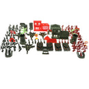 3300Pcs Army Men Action Figures -Soldier and Army Base Set Accessories