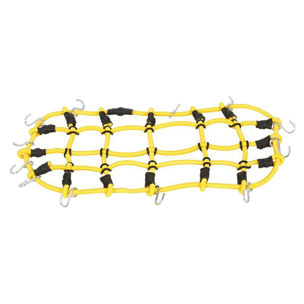 1:10 Elastic Rubber Luggage Net Yellow for Axial SCX10 Traxxas TRX4 RC Cars