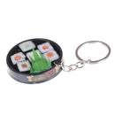 Simulation Sushi Key Chain Keyring Charm Pendant Purse Keychain3C