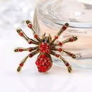 1PC Red New Women Jewelry Brooch Pin Alloy Spider Modeling Corsage Brooch E