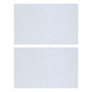 2pack White Sewing Embroidery Aida Cloth Cross Stitch Fabric Linen Craft 11/14CT