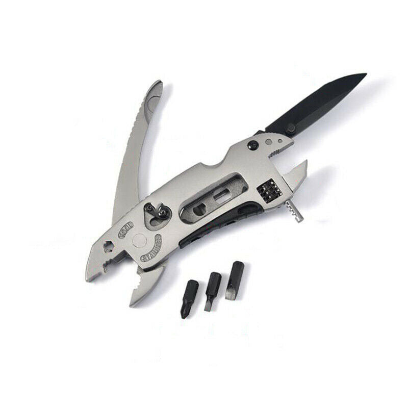 Multifuntion Spanner Wrench Gear Cutter Pliers Screwdriver Outdoor SurvivalSEAU