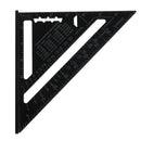 7'' Aluminum Alloy Triangle Angle Protractor Speed Square Measuring Ruler Miter