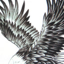 2pcs Eagle Fashion Arm Waterproof Simulation Body Tattoo Stickers A