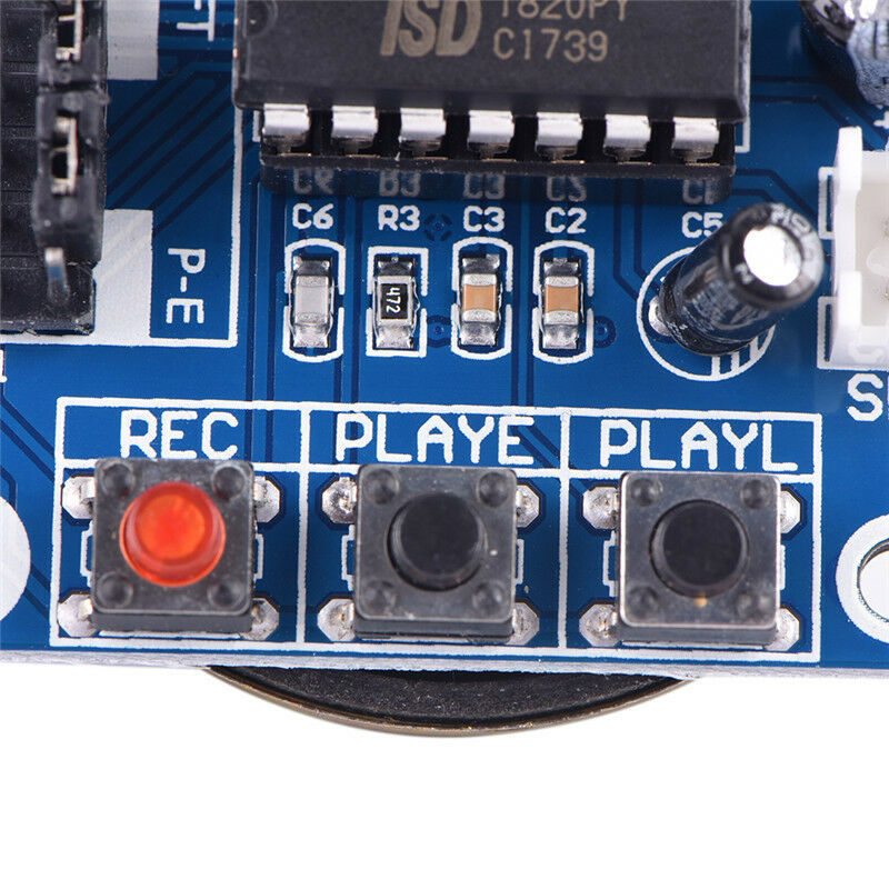 ISD1820 Sound Voice Recording Playback Module With Mic Sound Audio Loudspeaker F