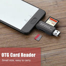 2 in 1 USB OTG Card Reader Flash Drive High-speed USB2.0 Universal Card