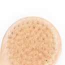Natural Bristle  Brush Long Wooden Handle Bath Shower Spa Scrubber  Z