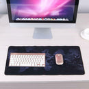 World Map Natural Rubber Large Gaming Mouse Pad Computer Keyboard Mat (S) A