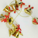 10x Metal Golden Small Bell Trumpet Bells For Christmas Decor Tree S5Z2 Fav H4S5