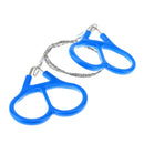 Portable Outdoor Emergency Survival Gear Plastic Steel Wire Saw Ring Scroll