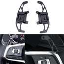 1 Pair Steering Shift Paddle Shifter Extension for Scirocco 2015-2016 Black