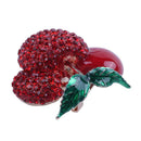 Red Cherry Brooches for Women Cherry Fruits Party Weddings Banquet Brooches