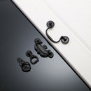 Modern Matte Black Door Knobs - Cupboard Cabinet Drawer Pull Handle 115mm