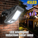45LED Solar Wall Light Outdoor Waterproof PIR Motion Sensor Energy Saving Garden