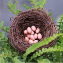 8cm Wild Grass Nest Bird Nest House Handmade Vine Nature for Candies Eggs