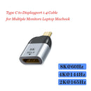 USB C Male to DisplayPort Adapter 8K 60Hz for MacBook Pro Dell XPS 8K 60Hz 3