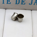 10 Dressmakers Metal Finger Thimble Protector Sewing Neddle Shield 1.8 cm