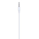 3.5mm In-ear Wired MIC Headphone Phone Universal Music Earphone(White)