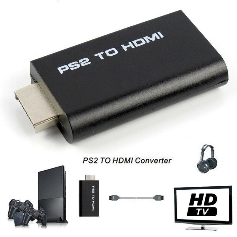 ABS PS2 to HDMI Video Converter Composite AV to HDMI PlayStation 2 HD A IPP