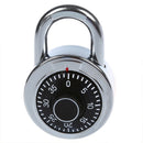 Master Coded Lock 50mm With Round Fixed Dial Combination Padlock Defender Q1J2
