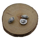 30pcs Floral Shank Buttons Round Sewing Buttons DIY Handmade Scrapbook