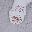 100PCS Letter Merry Christmas Kraft Paper Gift Tags with Jute Twine DIY JC3C