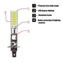 4x Car H1 COB LED Headlight Hi/Lo Beam DRL Driving Light Lamp Bulb White XIK