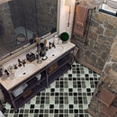 6pcs Waterproof Tiles Mosaic Wall Stickers Kitchen Adhesive Decor (MSC035) A