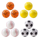 12pcs/Lot Squeeze Ball Stress Relax Emotional Hand Exercise Balls Kids Toys
