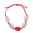 Shell Bracelet Bohemia Bracelets Natural Red Shell Summer Jewelry Women Han