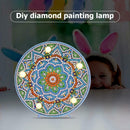 DIY LED Diamond Painting Mandala Embroidery Full Special Shaped Drill Light