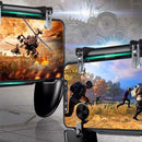 W11+ Smart Phone Gaming Controller Gamepad Aim Key Trigger w/Stand for PUBG
