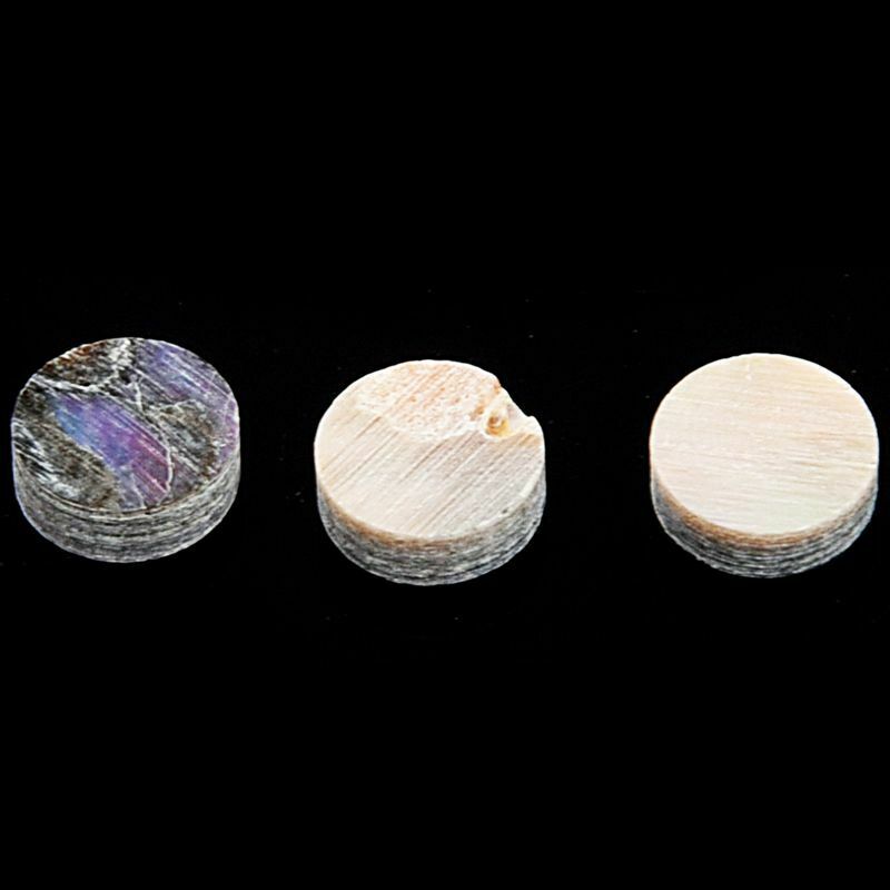 50x Guitar Accessories 6mm Multicolor Abalone Inlay Material Dots Guitar Pa