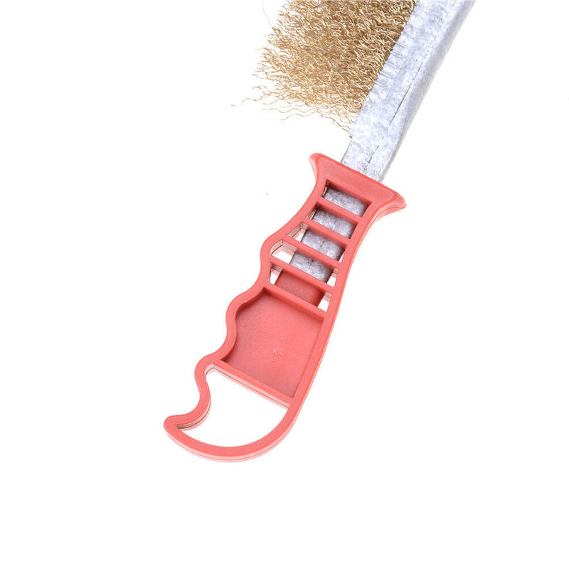 Heavy Duty Spid Wire Hand Brush Steel Bristles Rust Paint Removal Hn