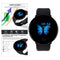 Smart Watch Fitness Tracker Heart Rate Monitor for Android iOS Black