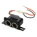 Auto Car Double cigarette lighter adapter 12V 10.5x5x4cm D1E2