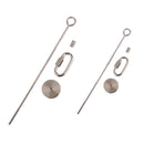 2Pcs Fruit Vegetable Holder Skewer for Parrot Bird Rabbit Hutch & Cages