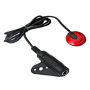 Red Acoustic Guitar Pickup Piezo 1/4'' Jack for Guitar Violin Ukulele Mandolin
