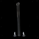 Set of 2, Clear Aquatic Fish Tank Food Dish Square Shaped Bowl Shrimp Feeding