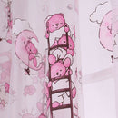 Children Bear Pattern Curtain Yarn Printed Organdy Net Curtains