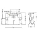 20 Pcs Micro USB Type B Female 5-Pin Socket 180 SMD Soldering Degree LJ
