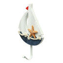 Mediterranean Boat Wall Door Closet Clothes Bag Hat Towel Hanger Hook Holder