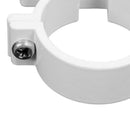 32mm Dia Wall Mounted Aluminium Pipe Clip Clamp Fastener 5pcs U2I1