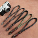 Black Digital Mirrorless Camera Strap Soft Cotton Linen Weaved Strap Wrist Hands