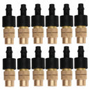 12 Set Copper Adjustable Spray Nozzle Spray Atomization Copper Capillary Ef R7U3
