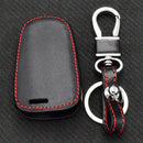 Black Red 4 Buttons Remote Key Chain Cover Case Fob Parts For Hyundai Azer EER