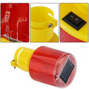 4x Solar Security Alarm Strobe Signal Safety Warning Flashing LED Red Lights