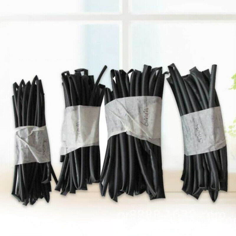4 x 1 meter lenghts heat shrink tubing 3mm 4mm 5mm 6mm Nw