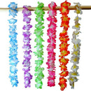 36 Counts Tropical Hawaiian Luau Flower Lei Party Favors Wreath