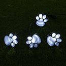Solar Powered Animal Paw Prints LED Light Path Landscape Lamp Outdoor Garden